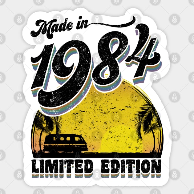 Made in 1984 Limited Edition Sticker by KsuAnn